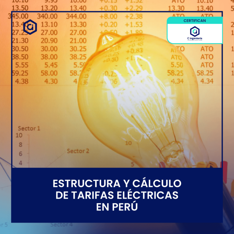 Estructura y Cálculo de Tarifas Eléctricas en Perú