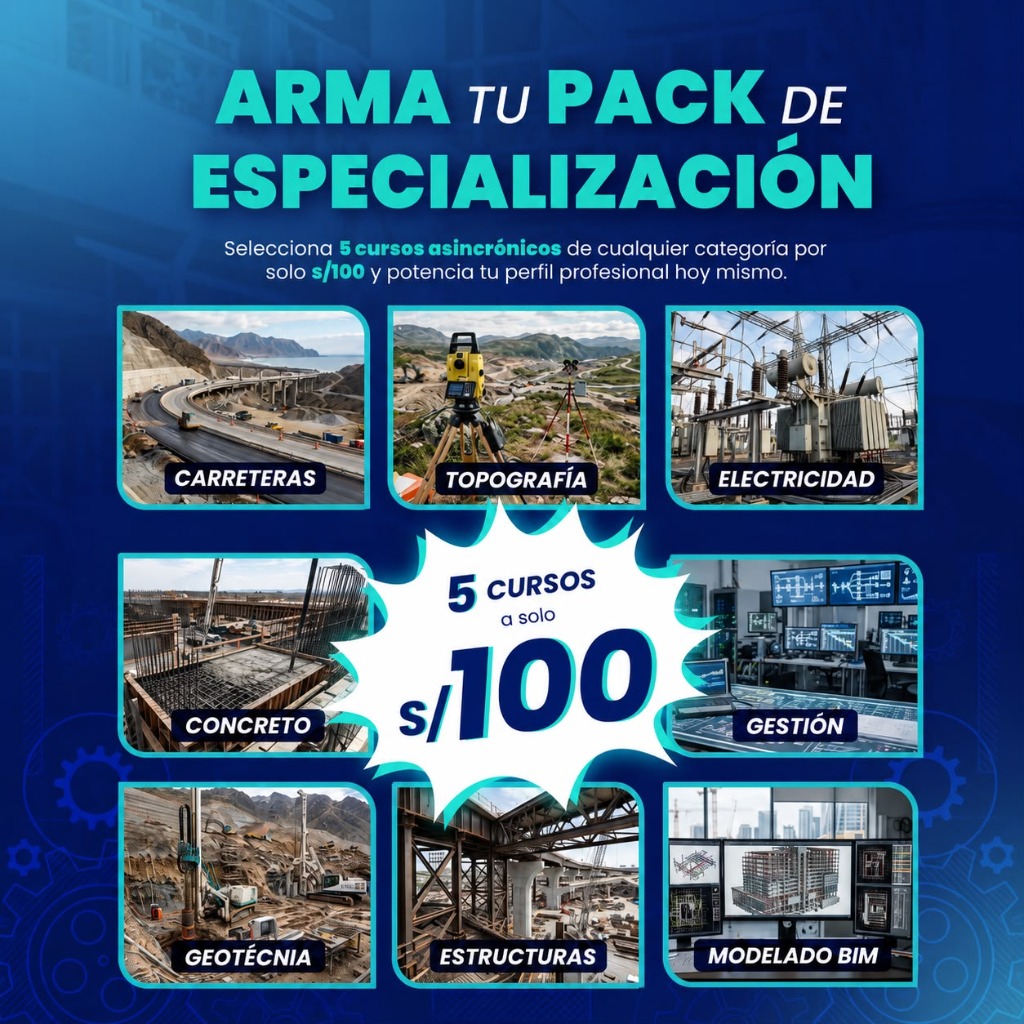 5 Cursos por 100 Soles