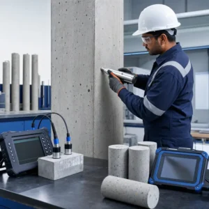Evaluación del Concreto Endurecido: Esclerómetro, Ultrasonido y Diamantinas