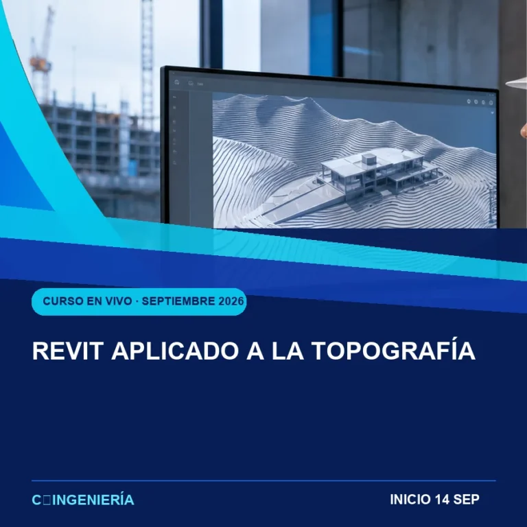 Revit Aplicado a la Topografía - curso en vivo de C-Ingeniería, septiembre 2026