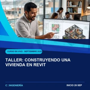 Taller: Construyendo una Vivienda en Revit - curso en vivo de C-Ingeniería, septiembre 2026