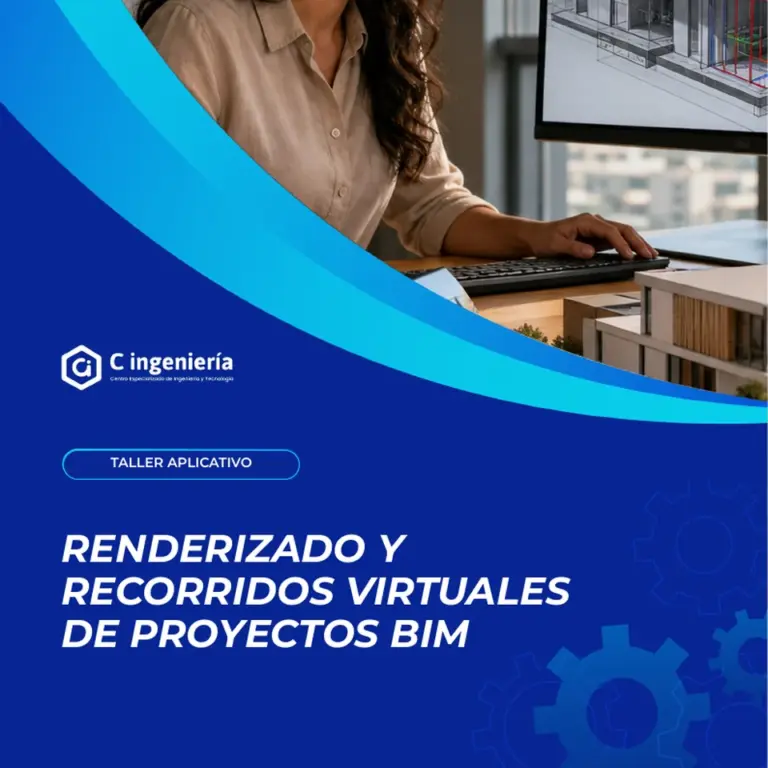 Renderizado y Recorridos Virtuales de Proyectos BIM - curso en vivo de C-Ingeniería, octubre 2026