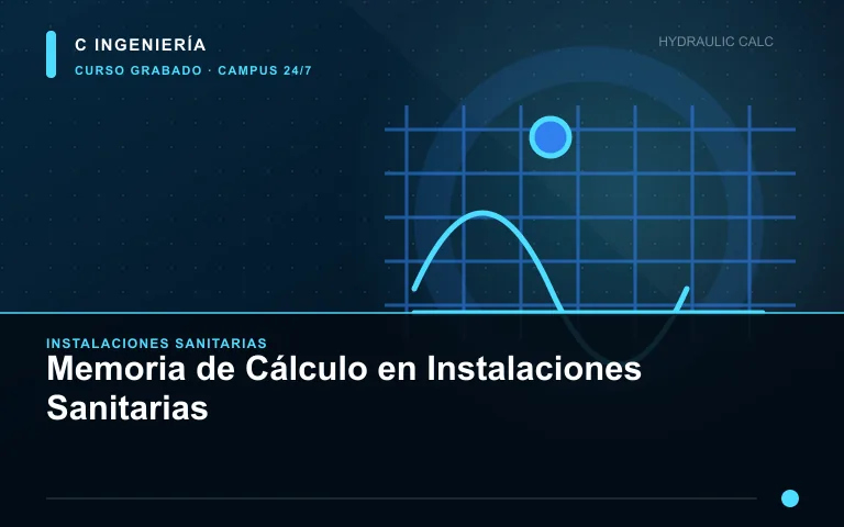Memoria de Calculo en Instalaciones Sanitarias