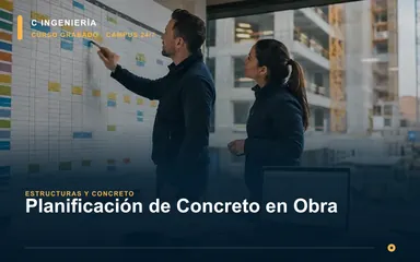 PLANIFICACIÓN DE CONCRETO EN OBRA