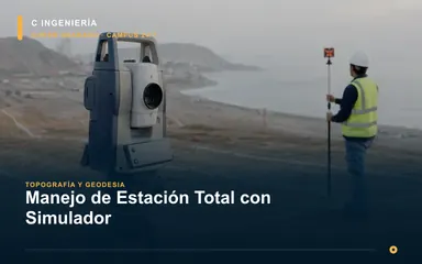 Manejo de Estación total con Simulador