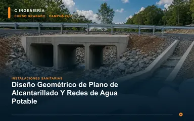 Diseño Geométrico de Plano de Alcantarillado Y Redes de Agua Potable