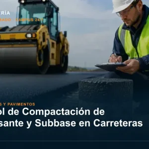 Control de Compactación de Subrasante y Subbase en Carreteras